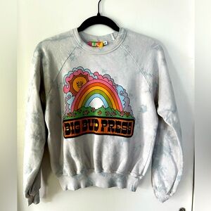 Big Bud Press Logo Tie Dye Sweatshirt